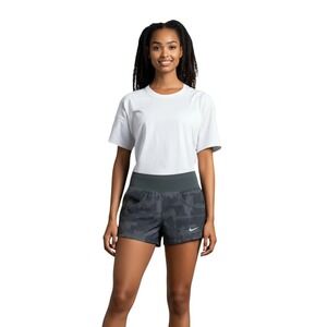 Nike Dri-Fit XL Camo Running Shorts Womens Athletic Gym Workout Activewear Sport